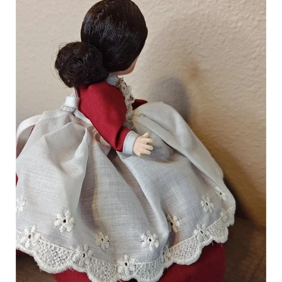 Vintage Madame Alexander-kins Marme Doll Lace Apron USA 8in‎ Collectible Figure - Picture 5 of 12